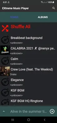 EXtreme Music Player android App screenshot 4